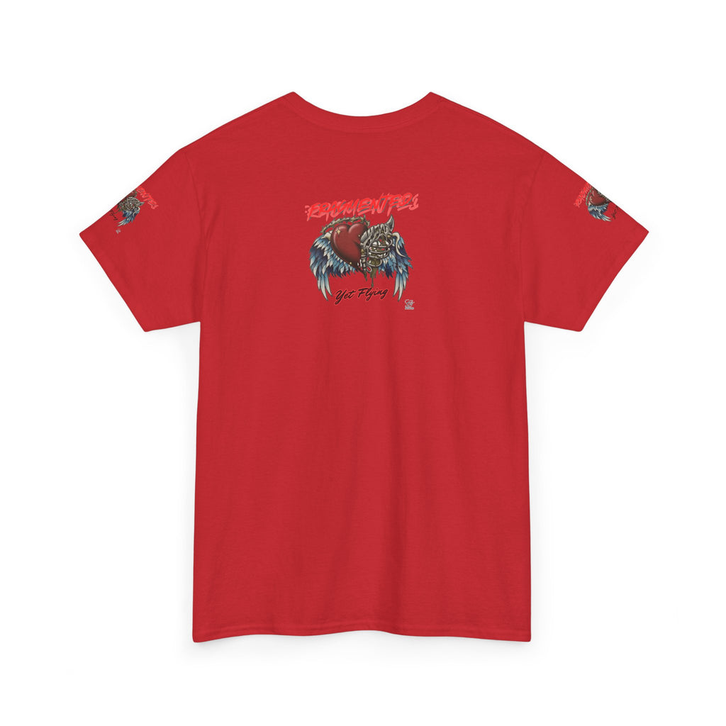 Fragmented Heart Wings tee | Broken Heart with Wings graphic