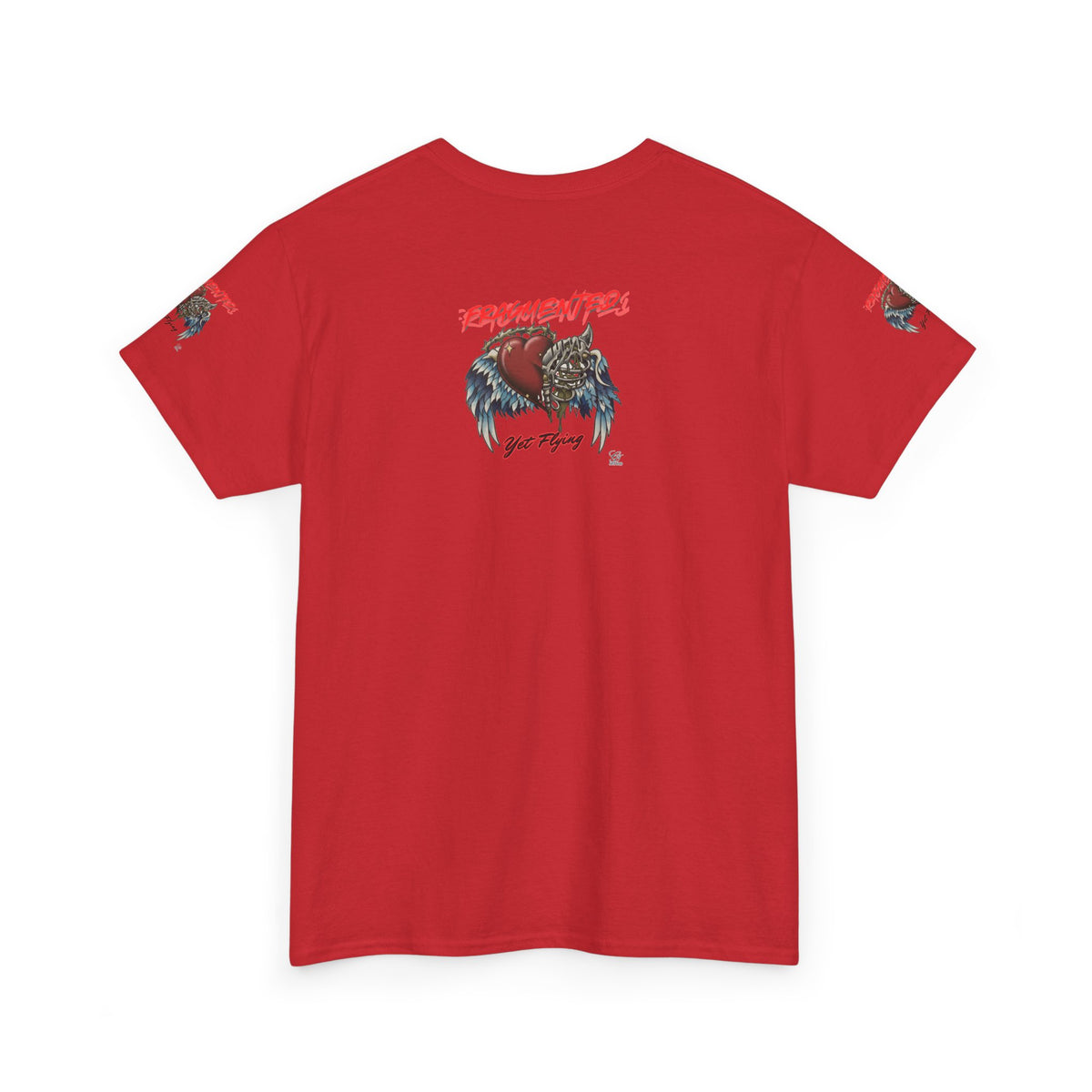 Fragmented Heart Wings tee | Broken Heart with Wings graphic