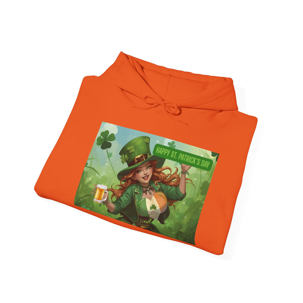 Leprechaun Pot of Gold Hoodie | St. Patrick's Day Shamrock Illustration