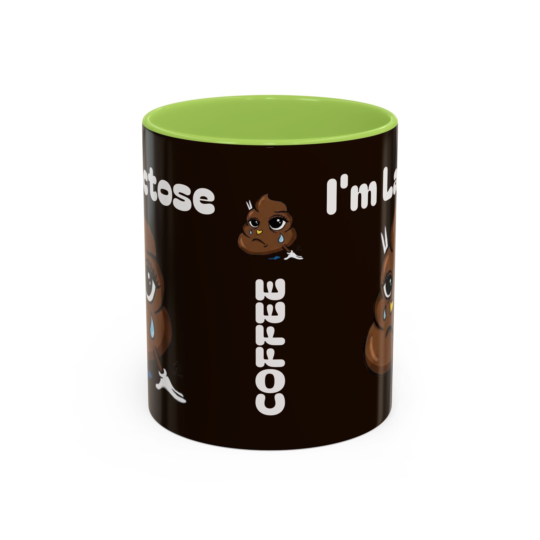 Coffee Mug — “I’m Lactose” Funny Poop Emoji Coffee Mug (11/15 oz) by GT Artland