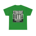 Straight Outta Poverty T-Shirt | Typographic Statement Tee by GT Artland