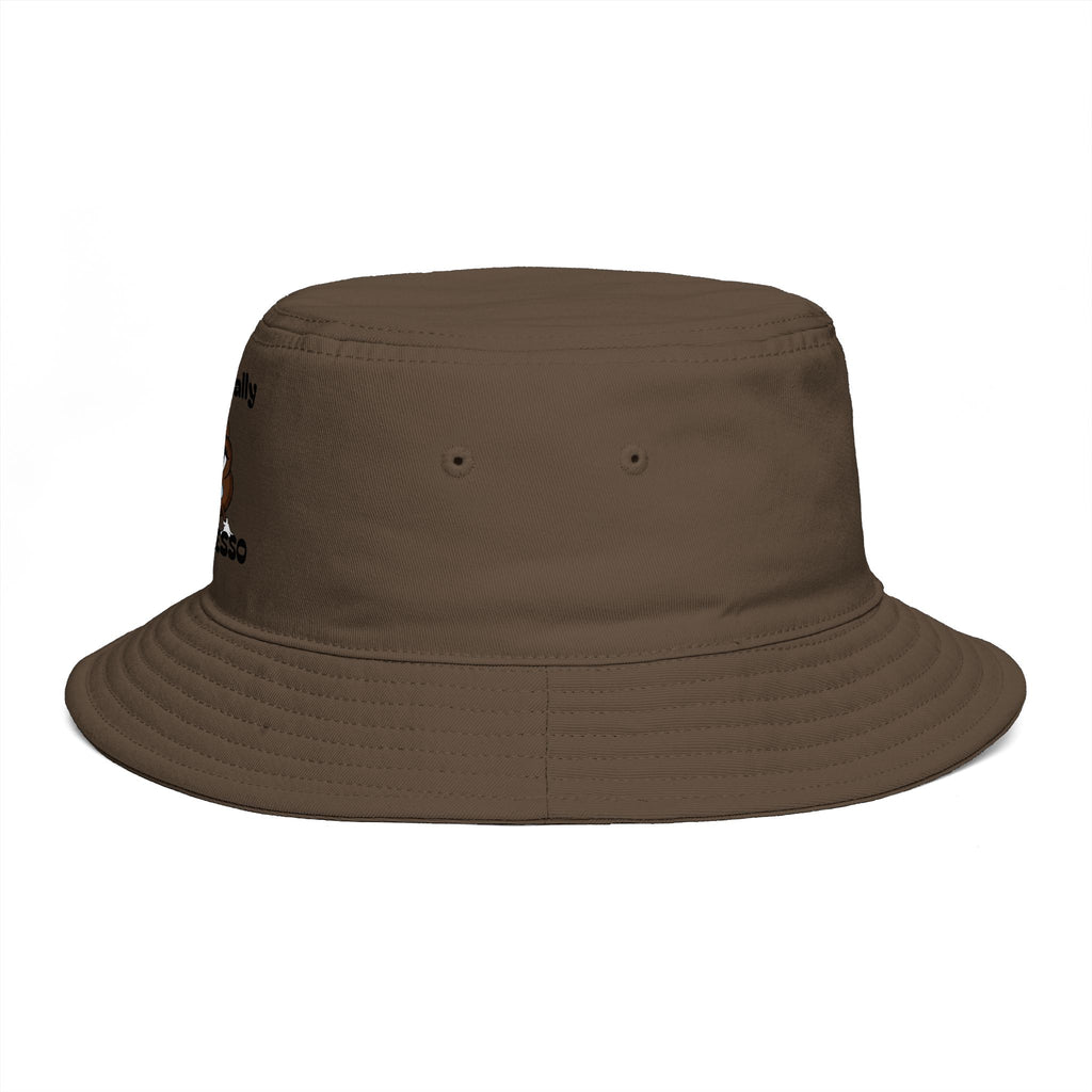 Copy of Emotionally Expresso Bucket Hat | Cute Coffee Bean Crying Emoji Designer Illustration by GT Artland