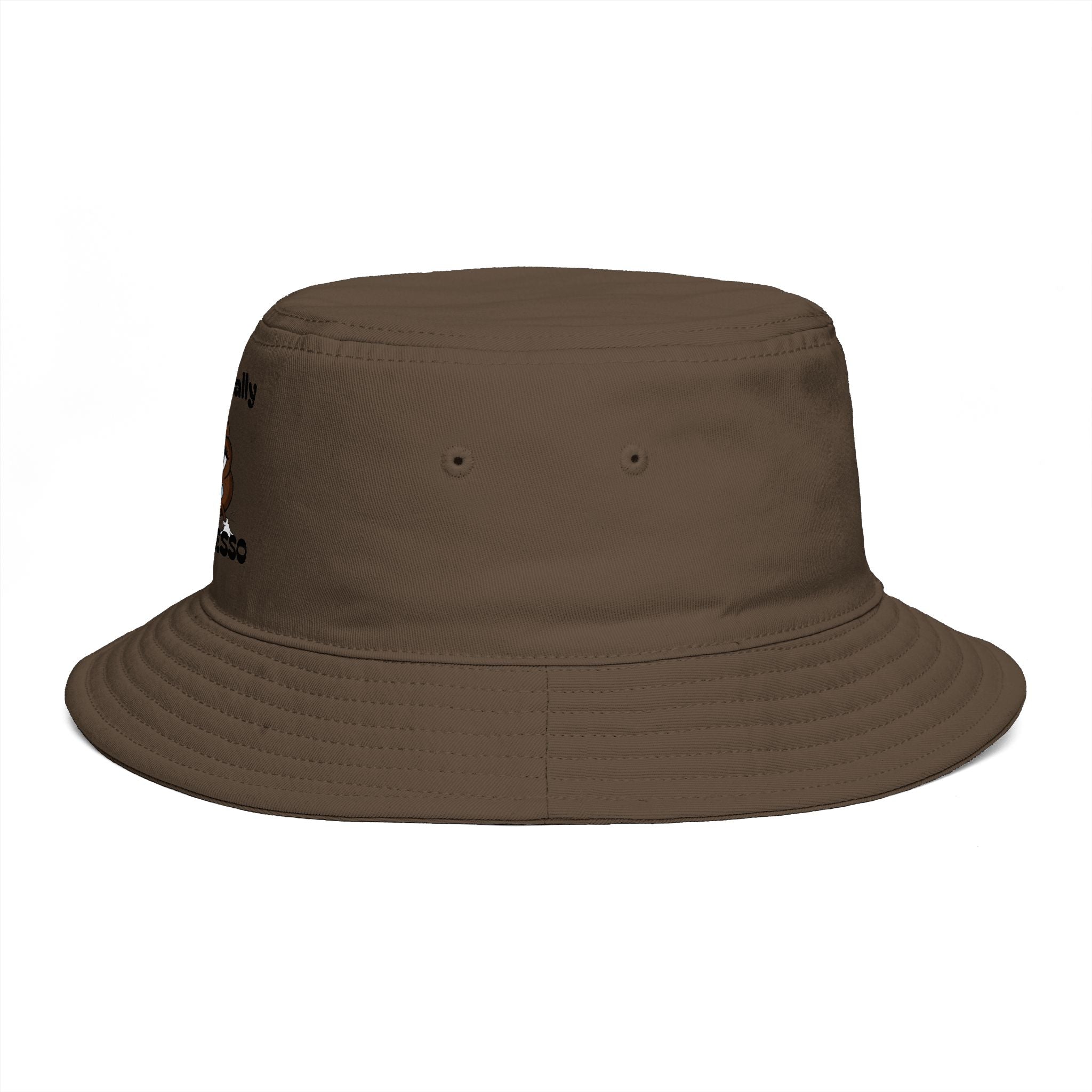 Copy of Emotionally Expresso Bucket Hat | Cute Coffee Bean Crying Emoji Designer Illustration by GT Artland