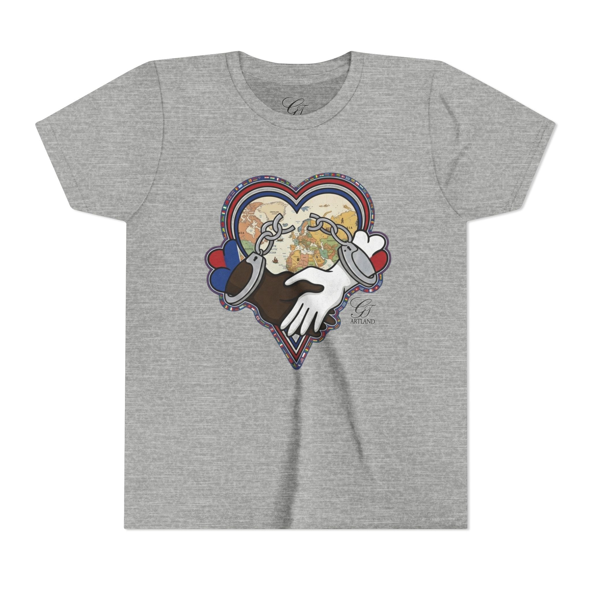 Heart Hands Graphic Tee | Youth Short Sleeve Tee by GT Artland