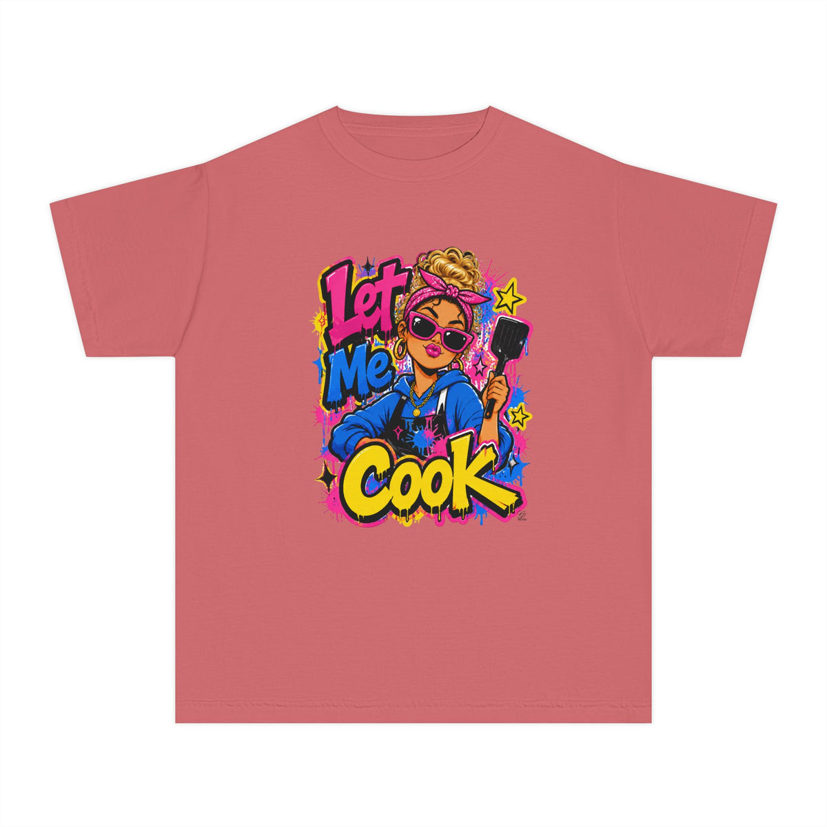 Let Me Cook Chef Girl Youth T-Shirt