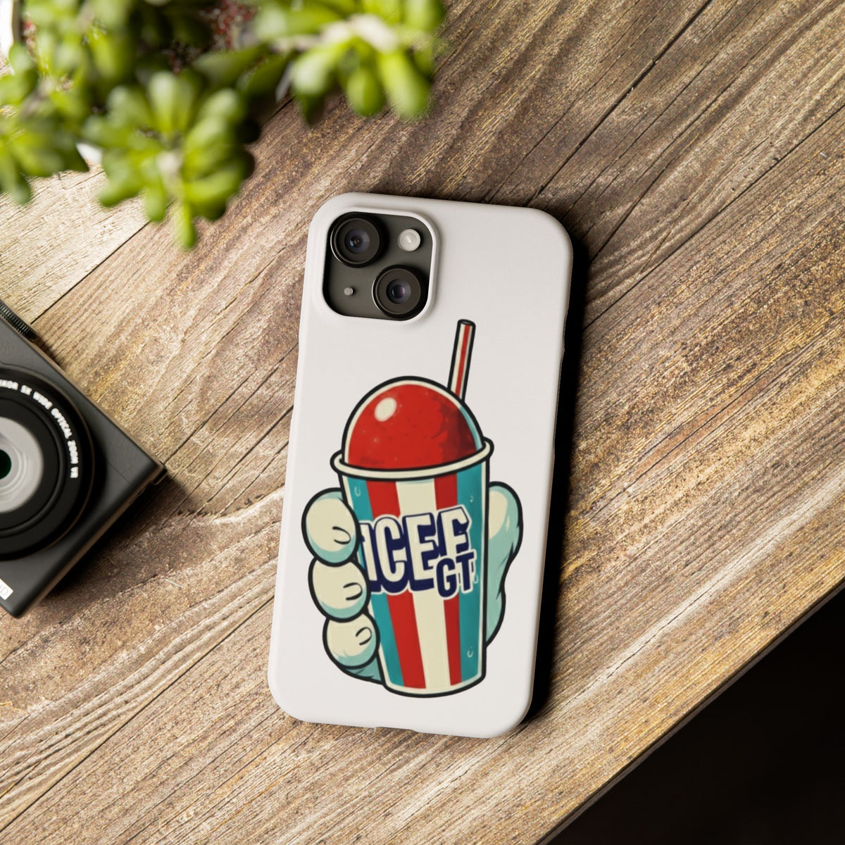 ICEE Slush Cup Slim Phone Case | Red White Blue Slushie