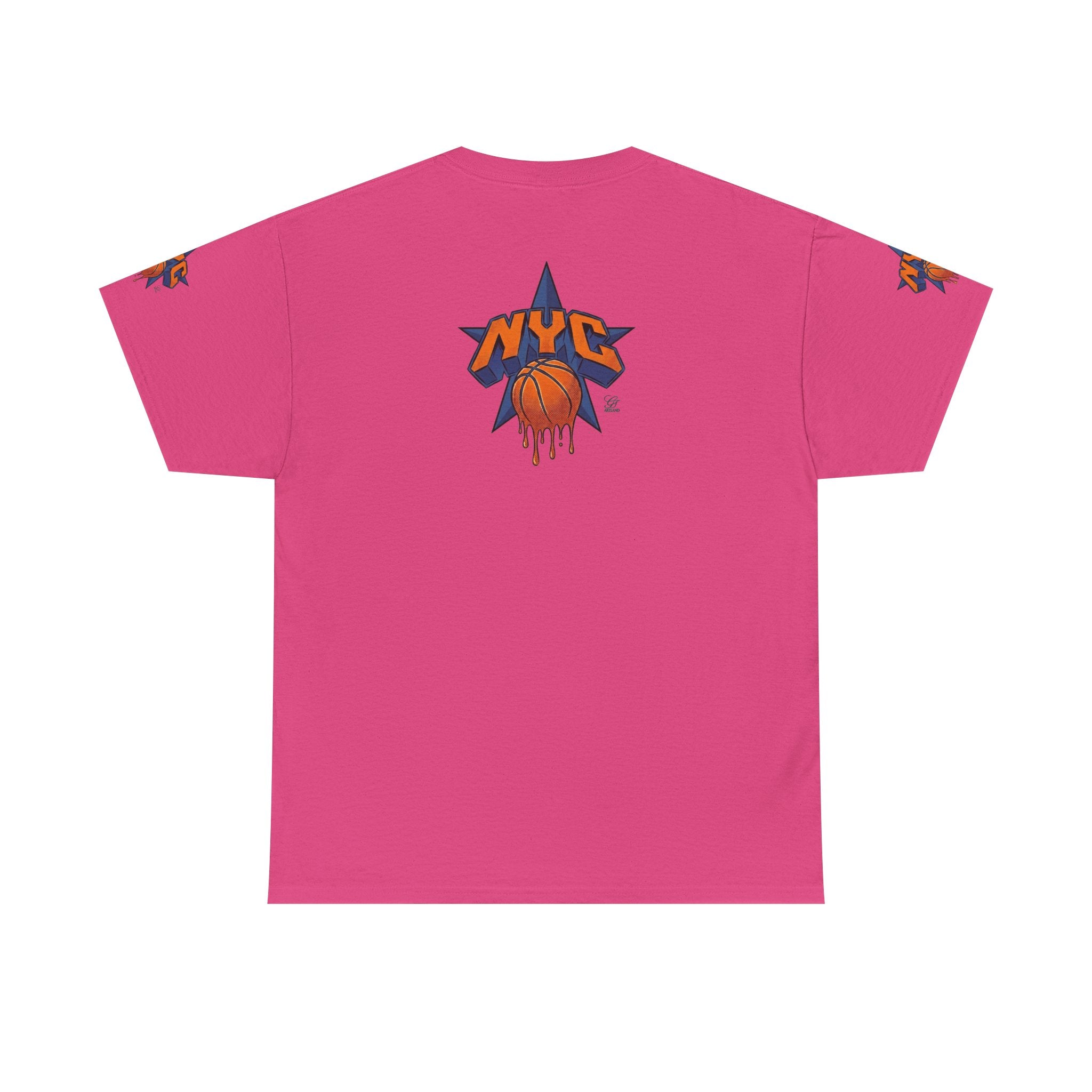 NYC Dripping Basketball Tee | New York City Hoops Shirt by GT Artland