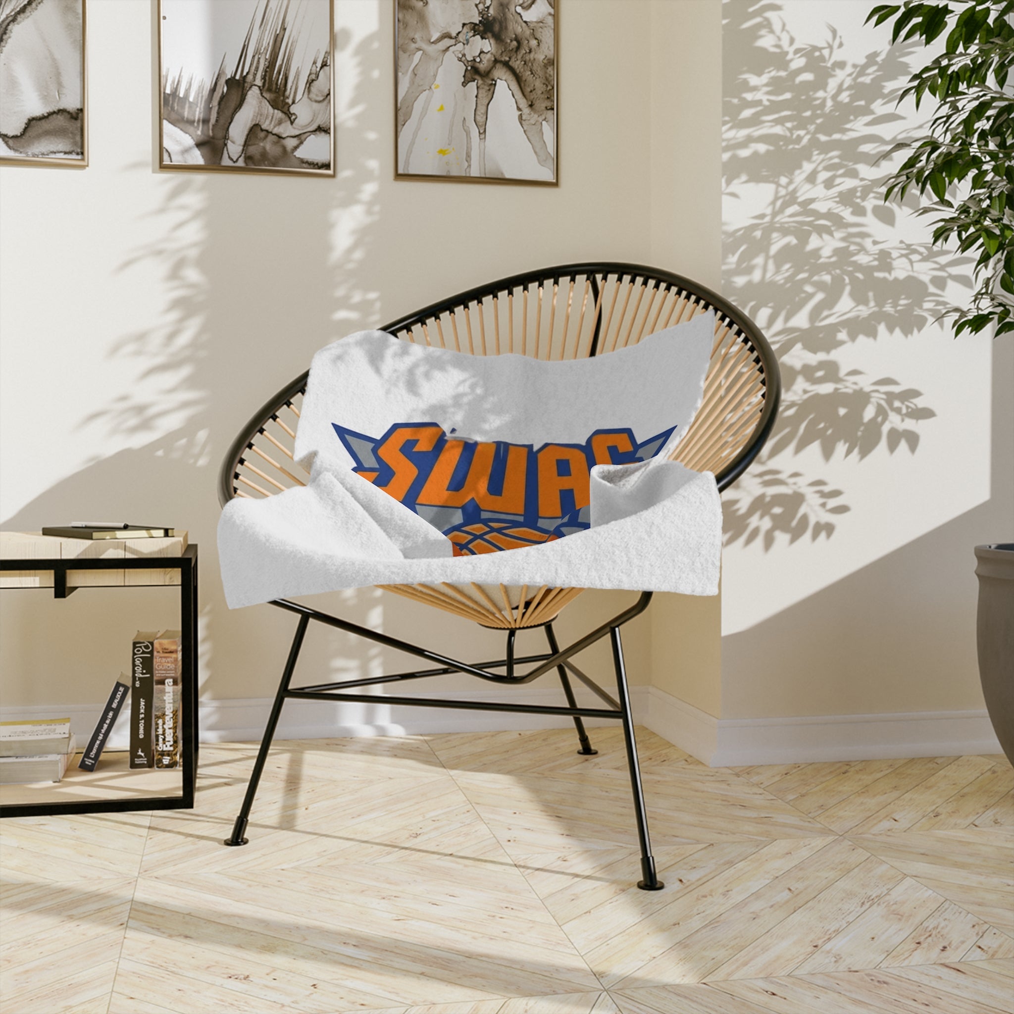 Dripping Basketball SWAG Blanket | Velveteen Microfiber Blanket by GT Artland