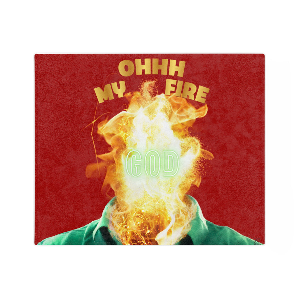 Ohhh My Fire God Blanket - Graphic Throw
