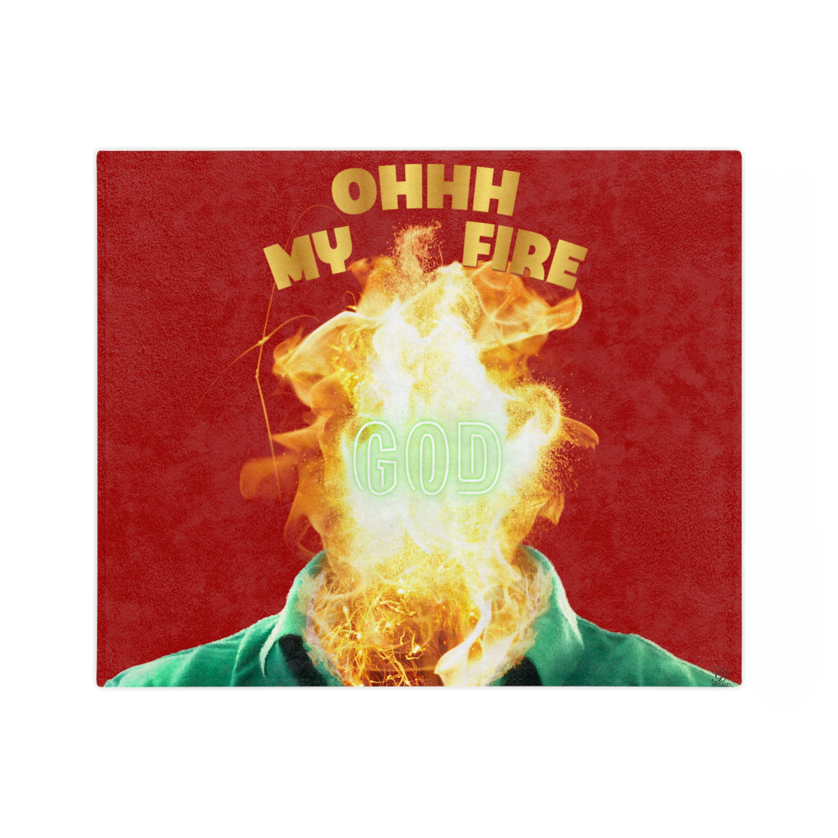 Ohhh My Fire God Blanket - Graphic Throw