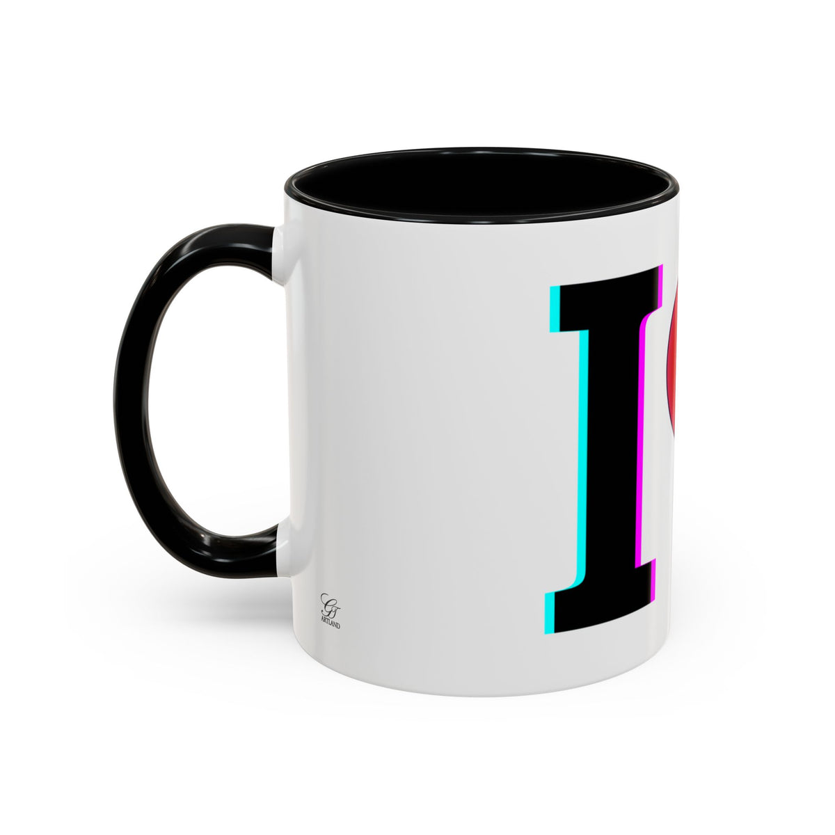 Winking Heart Graphic Mug | Accent Coffee Mug 11oz 15oz