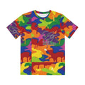 Rainbow Designer Elite Camo Neon Camouflage Men's T-Shirt by GT Artland