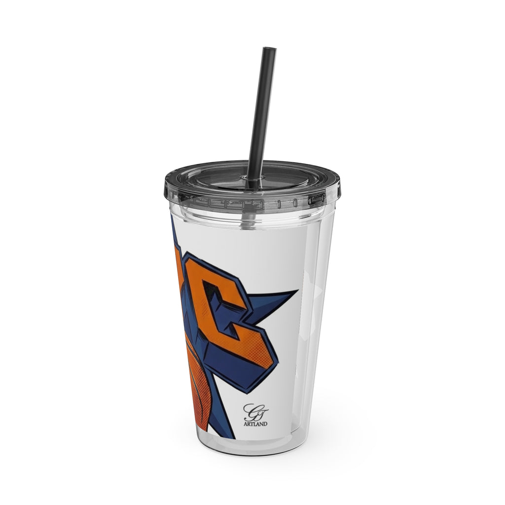 NYC Basketball Drip Tumbler 16oz