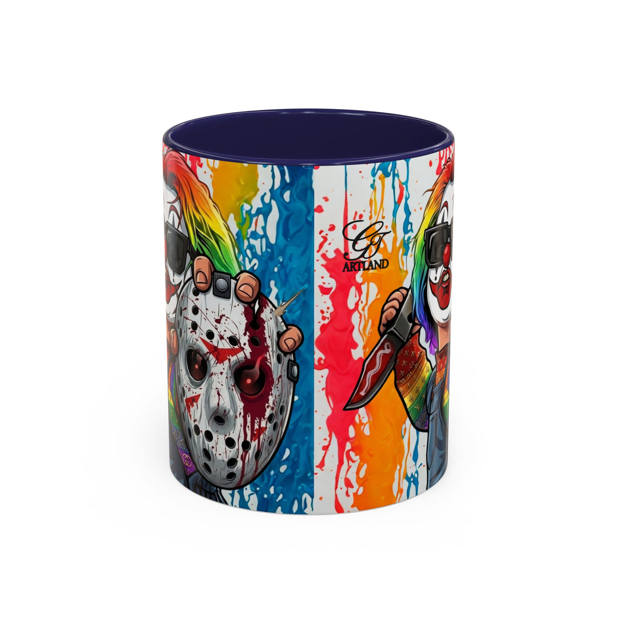Rainbow Slasher Color Drip Designer GT Soldier Edition | Accent Coffee Mug 11oz 15oz