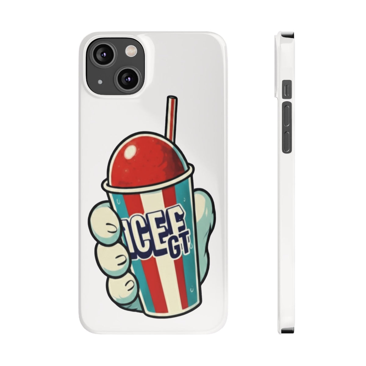 ICEE Slush Cup Slim Phone Case | Red White Blue Slushie