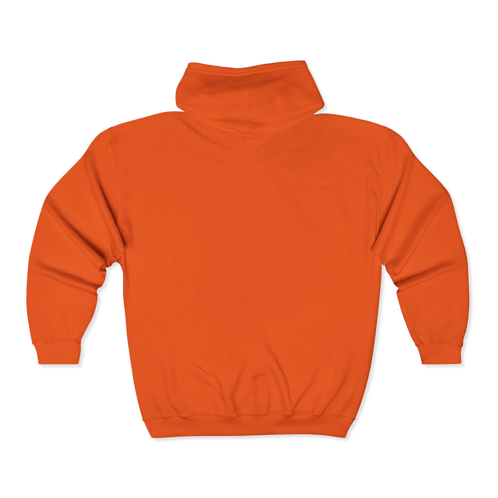 Unisex I LOVE Heavy Blend Full Zip Hooded Sweatshirt Hoodie | Full Zip Sweatshirt