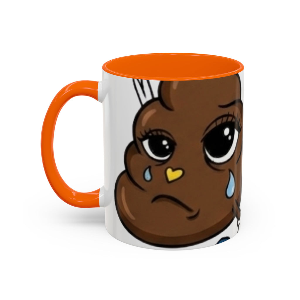 I Woke Up Like This Coffee Mug – Funny Poop Emoji Designer Accent Mug (11/15oz) by GT Artland