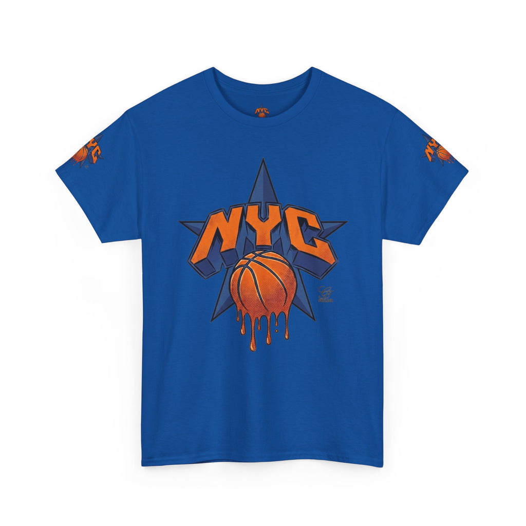 NYC Dripping Basketball Tee | New York City Hoops Shirt by GT Artland