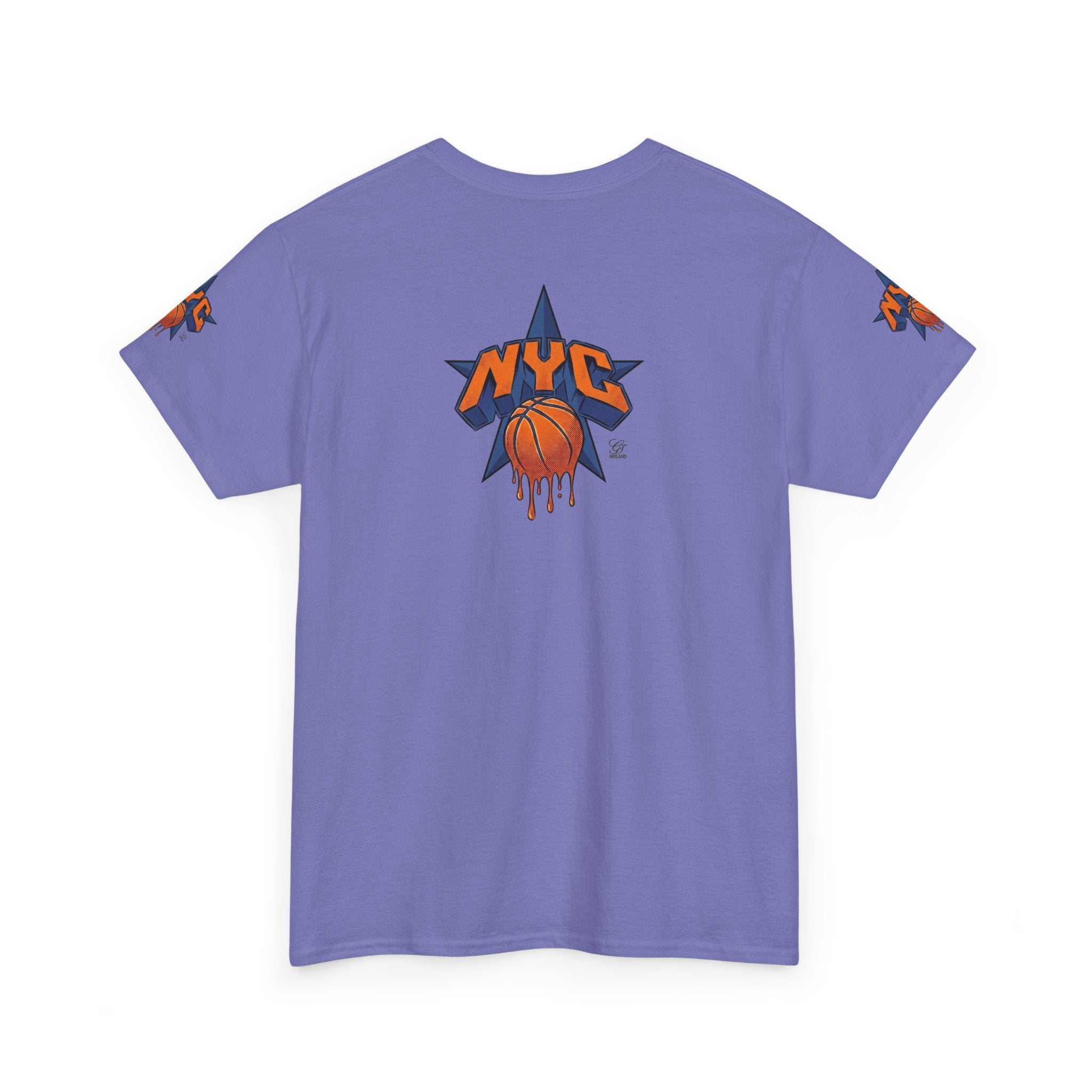 NYC Dripping Basketball Tee | New York City Hoops Shirt by GT Artland