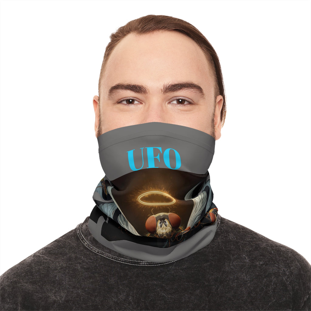 UFO Insect Neck Gaiter | Sci-fi UAP Graphic Face Mask