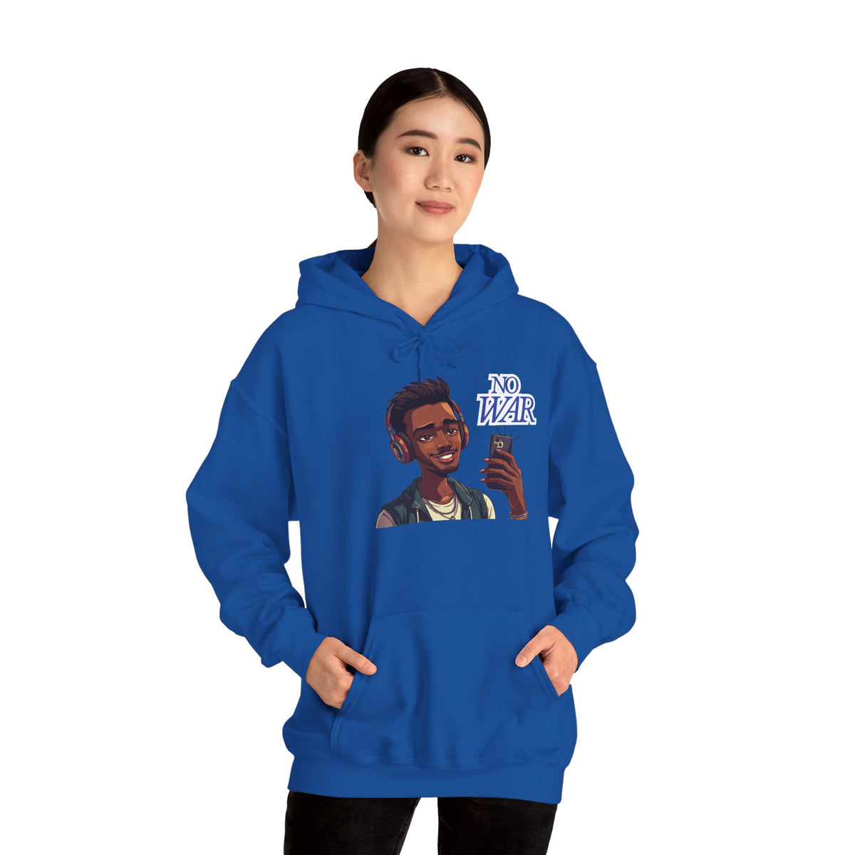 No War Unisex Heavy Blend Hoodie -Sweatshirt