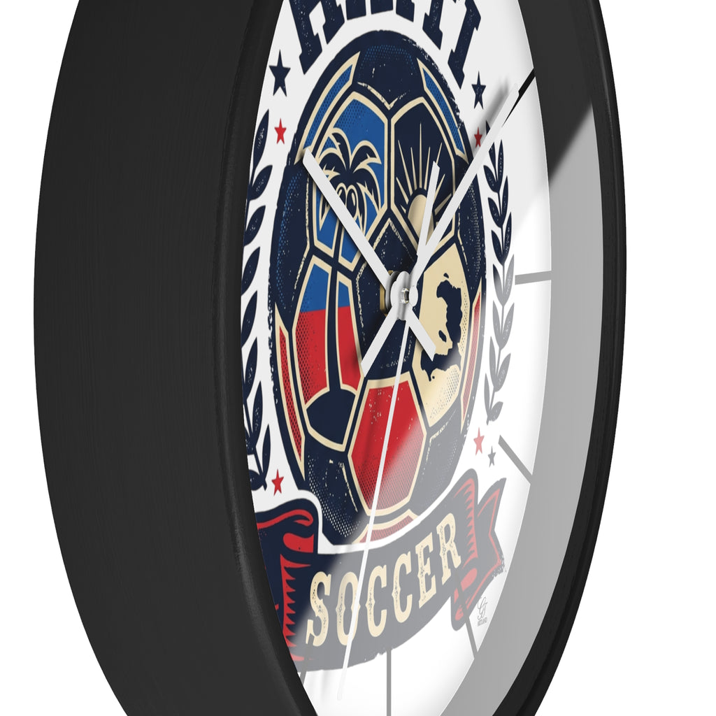 Haitian Soccer Ball Wall Clock