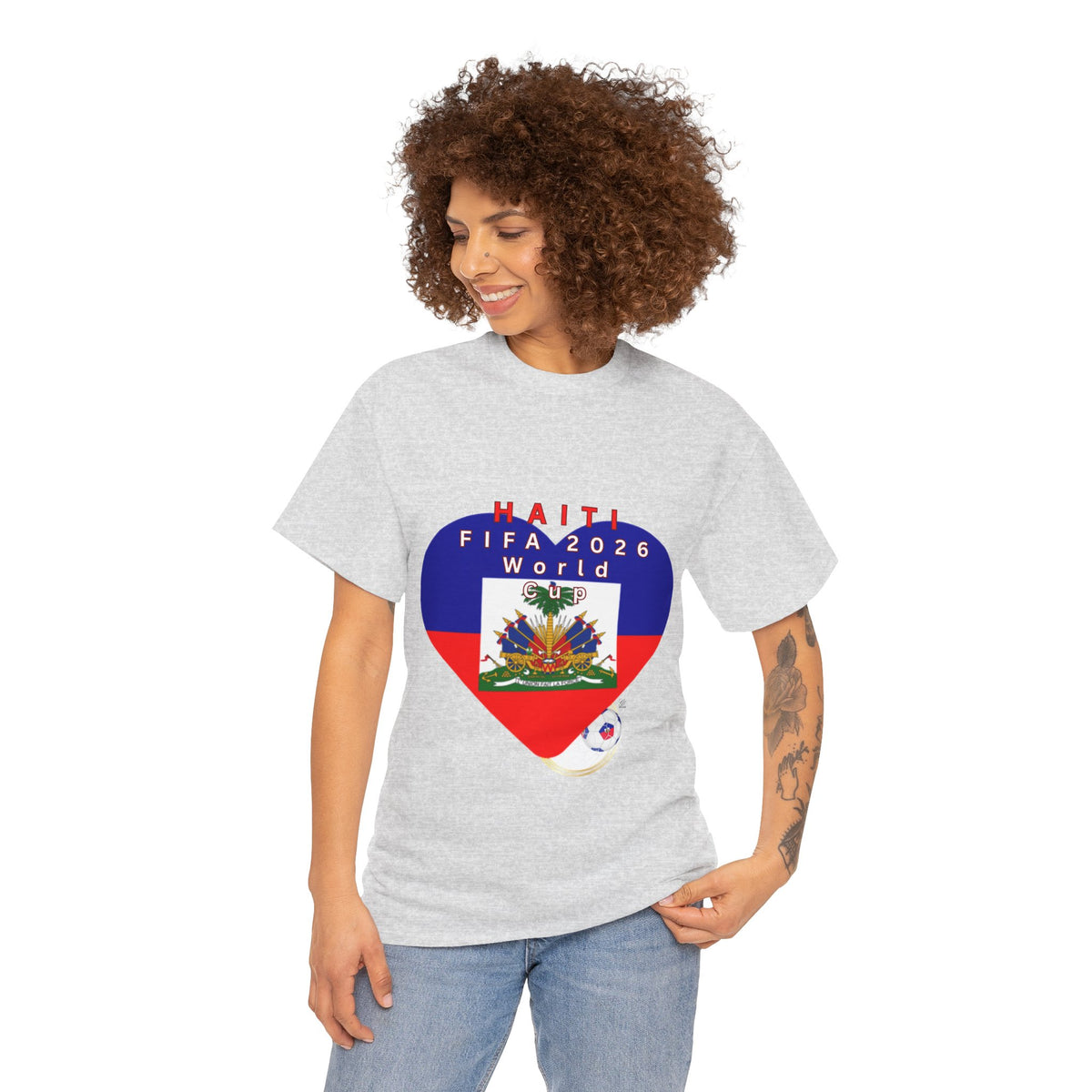 Heart of The Haitian Flag Tee