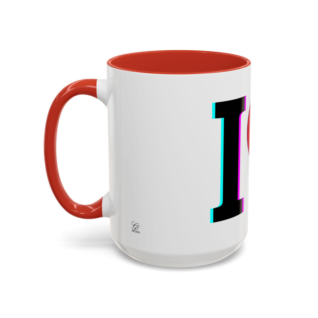 Winking Heart Graphic Mug | Accent Coffee Mug 11oz 15oz