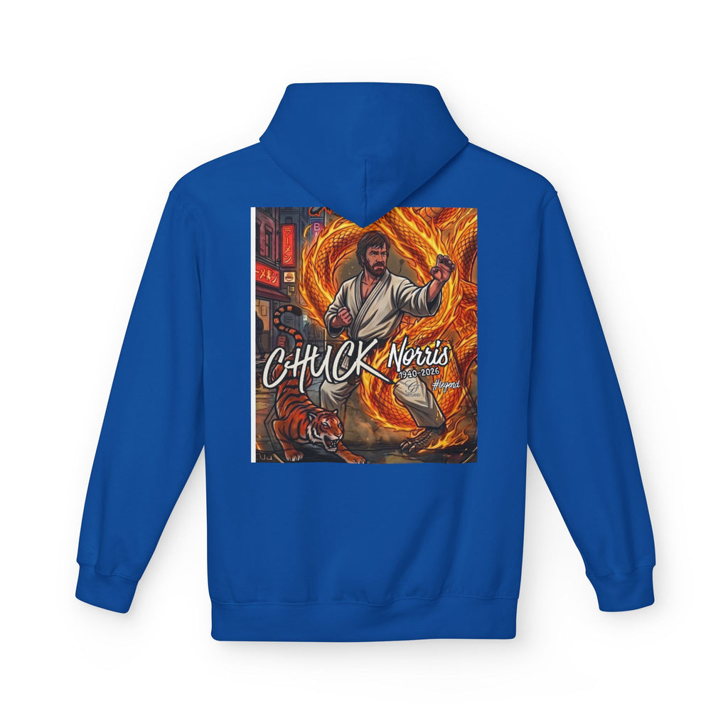 Chuck Norris Martial Arts Hoodie | Action Illustration, Retro Fight Scene by GT Artland