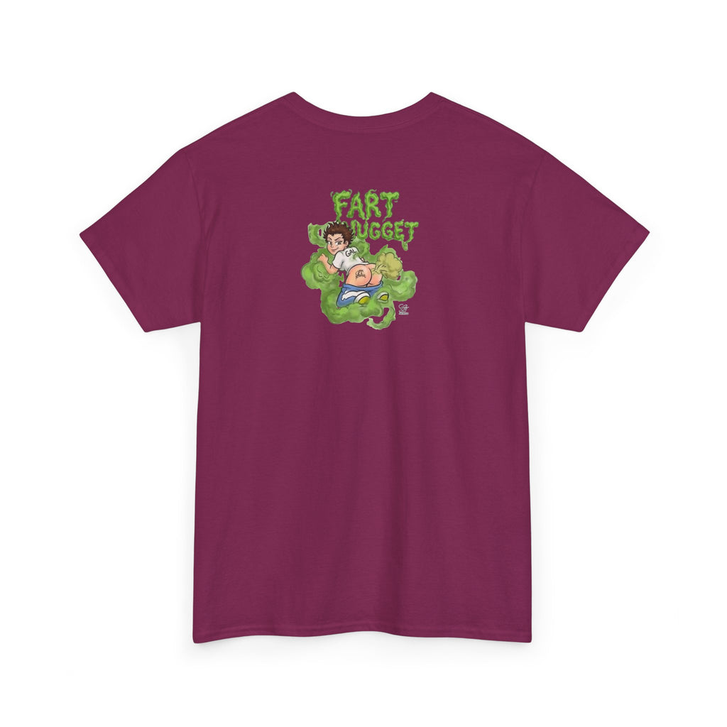 Fart Nugget graphic tee | Funny cartoon kid fart illustration T-Shirt