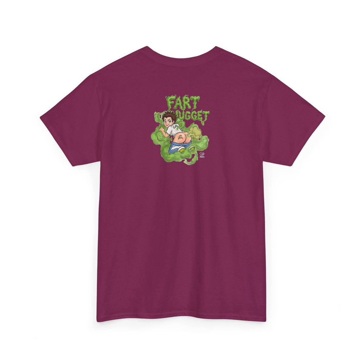 Fart Nugget graphic tee | Funny cartoon kid fart illustration T-Shirt