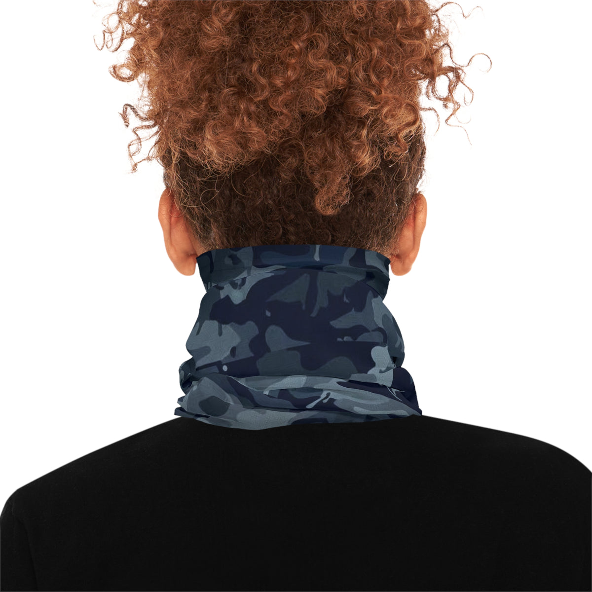 Navy Seal Blue Camo Neck Gaiter — Midweight Camouflage Face & Neck Tube by GT Artland