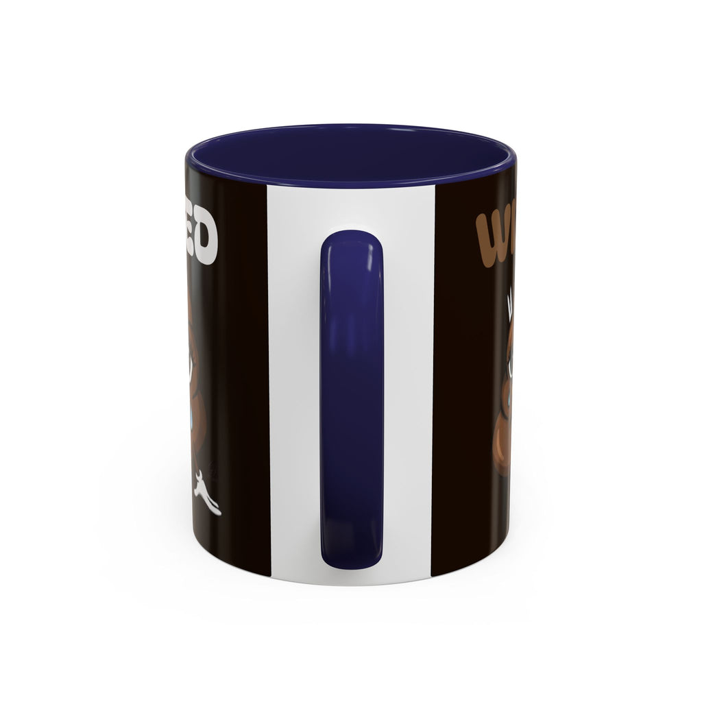 Coffee Mug - "Wired" Cute Poop Emoticon Design (11/15 oz) by GT Artland