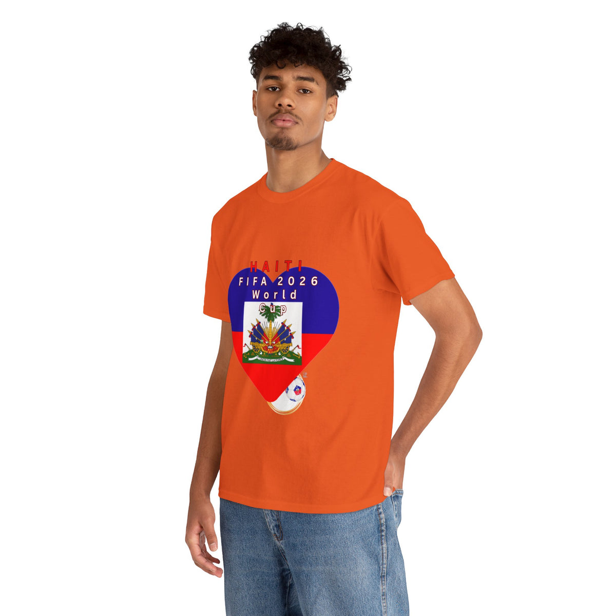 Heart of The Haitian Flag Tee