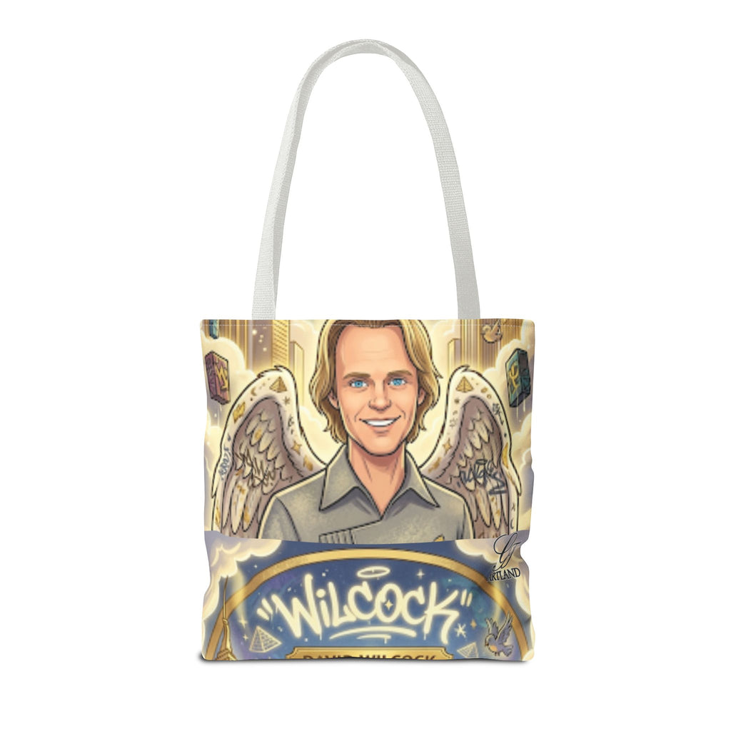 Wilcock Angel Wings Portrait Tote Bag – Illustrated Memorial/Tribute Carryall by GT Artland