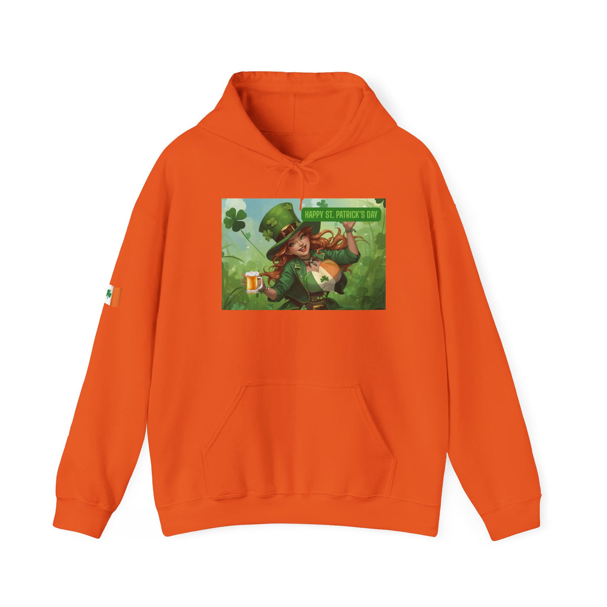 Leprechaun Pot of Gold Hoodie | St. Patrick's Day Shamrock Illustration