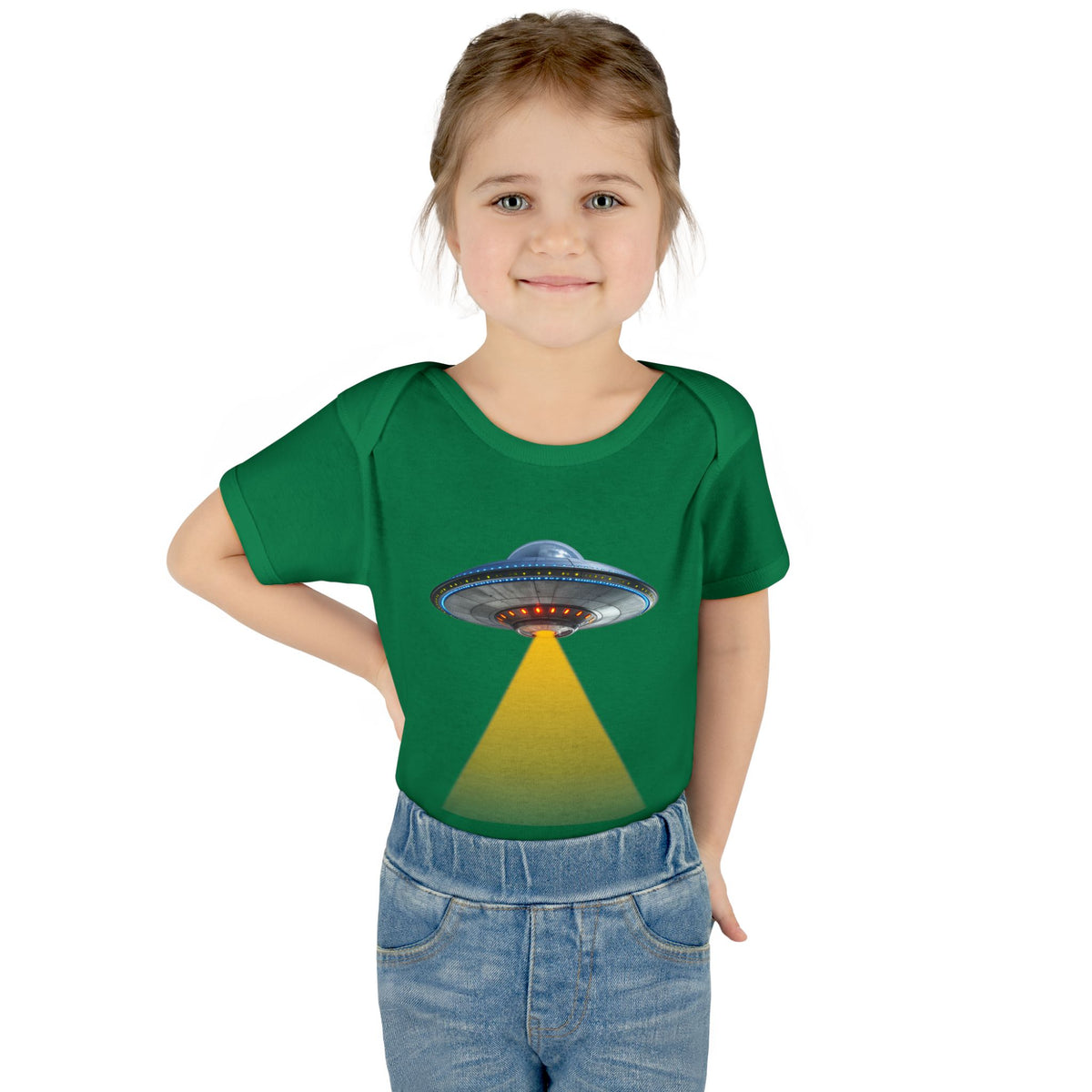 UFO Infant Bodysuit | Cute Alien Spaceship Baby Onesie