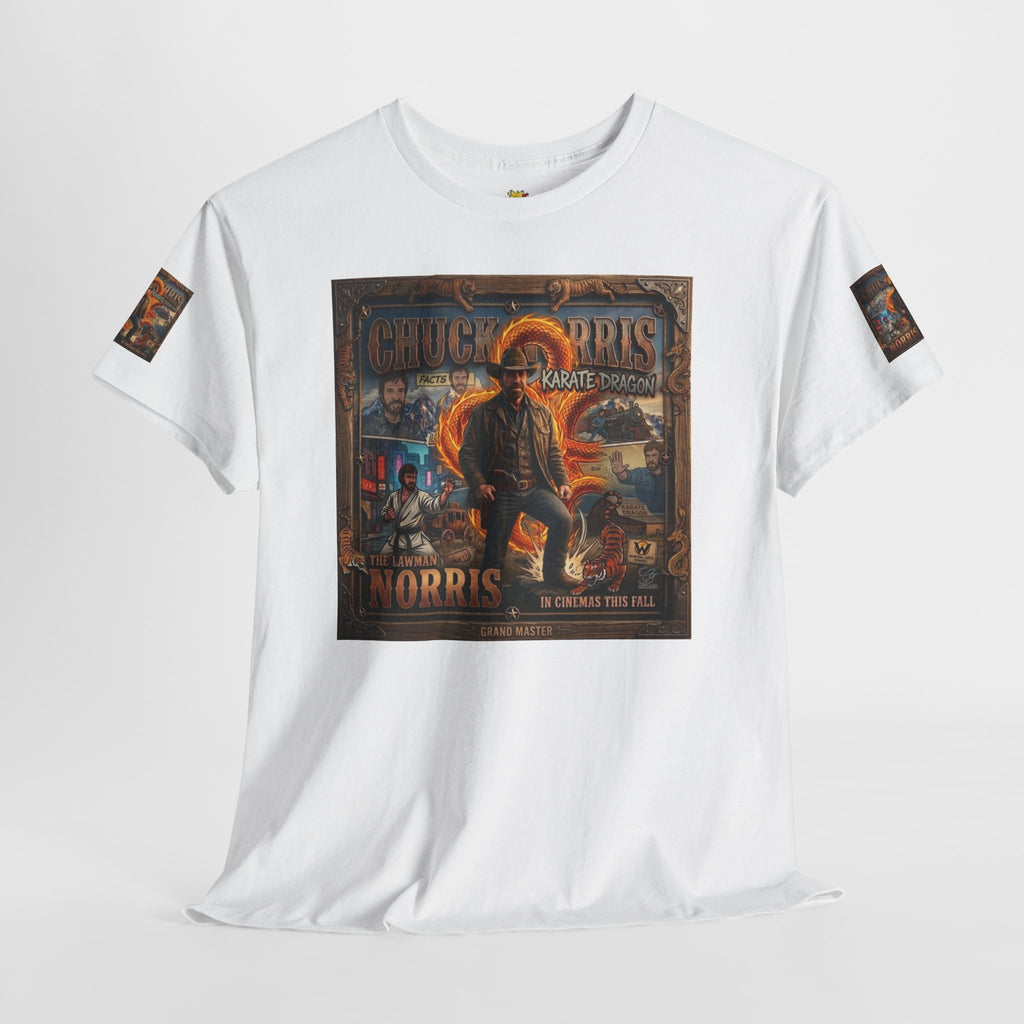 Retro Action Movie Poster T-Shirt | Vintage Fighter Hero Tee