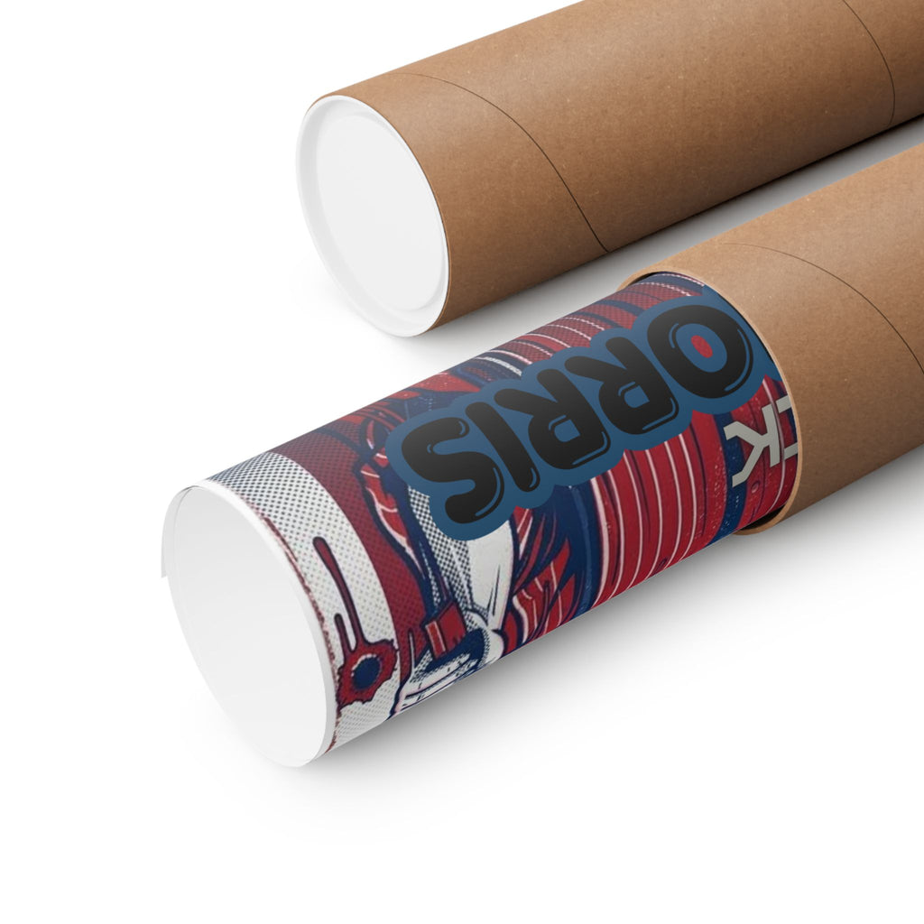 Patriotic Action Hero Poster Matte Vertical Poster by GT Artland