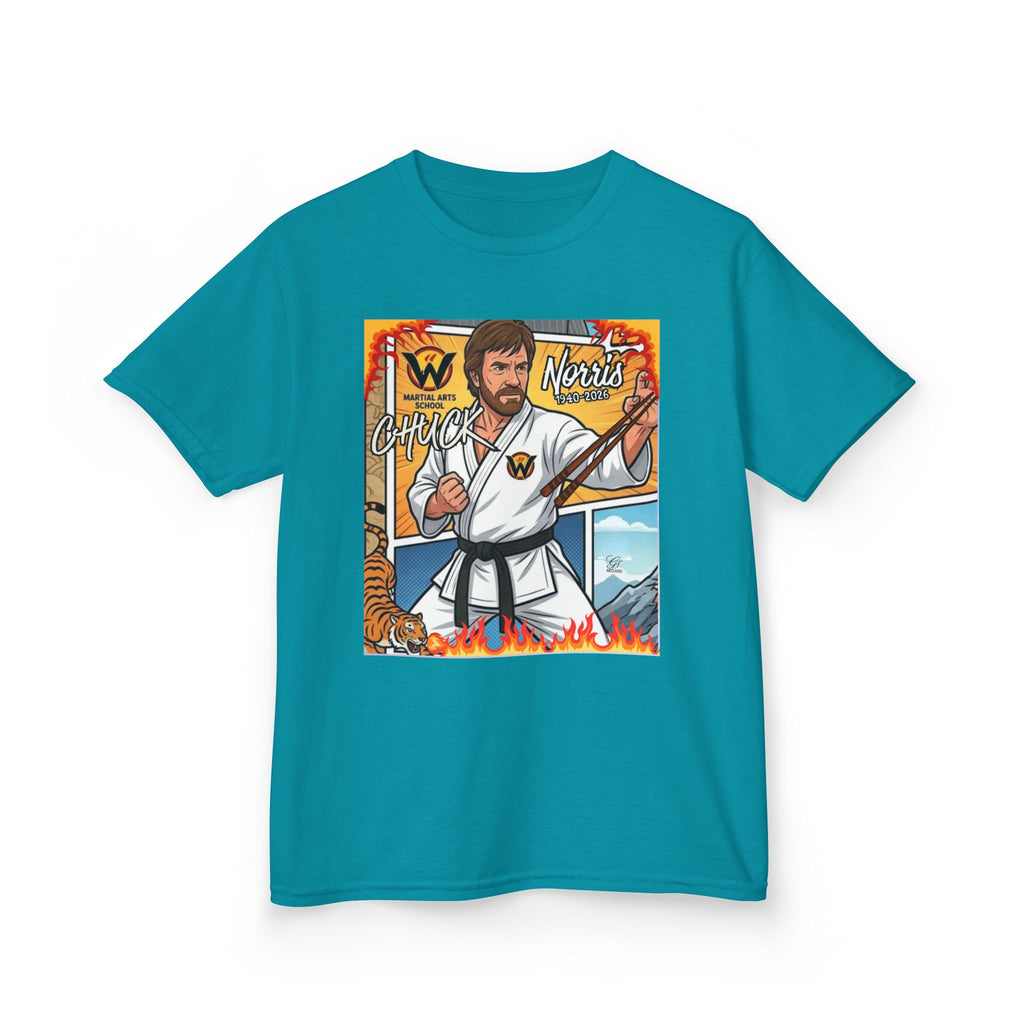 Chuck Norris Karate Kid Cartoon Shirt