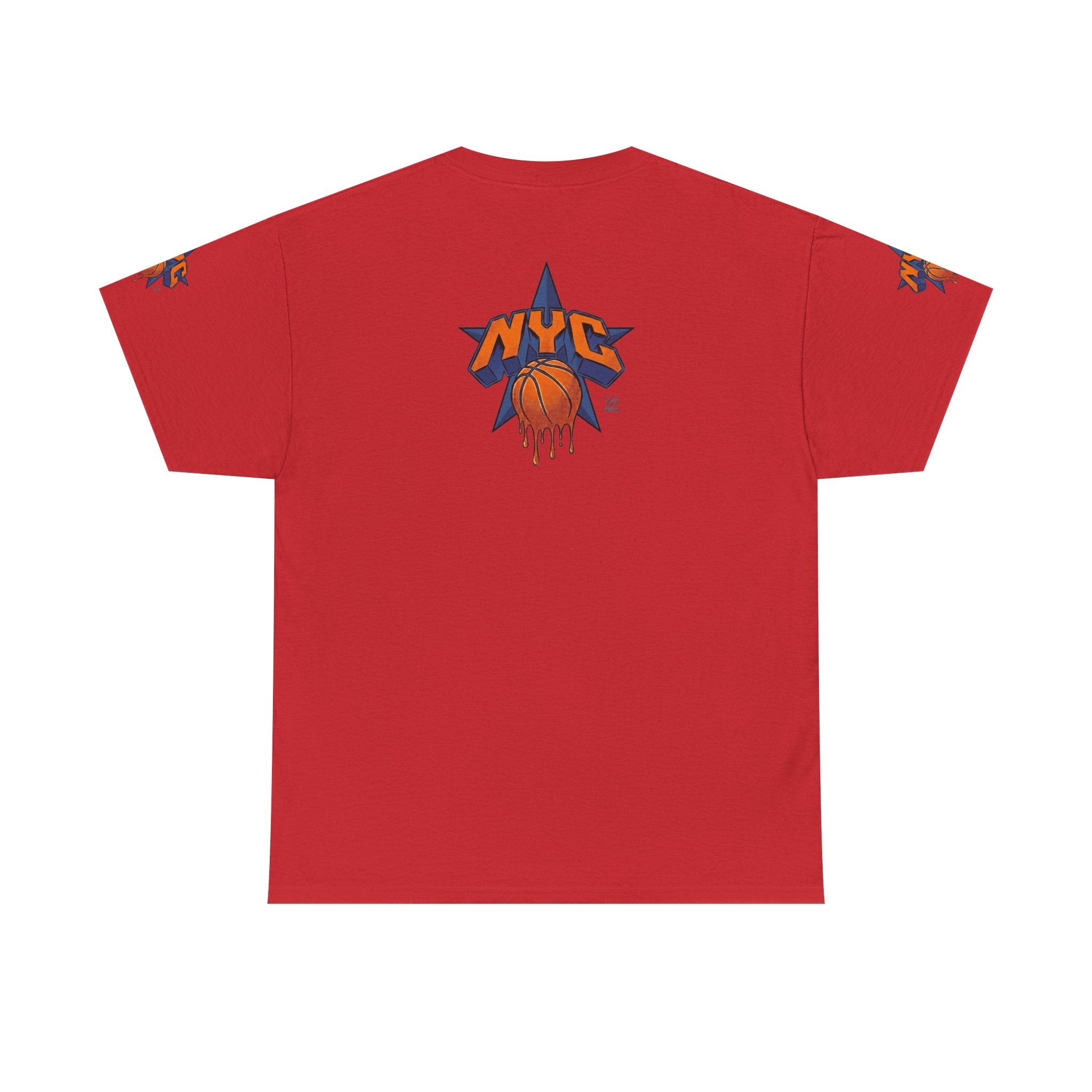 NYC Dripping Basketball Tee | New York City Hoops Shirt by GT Artland
