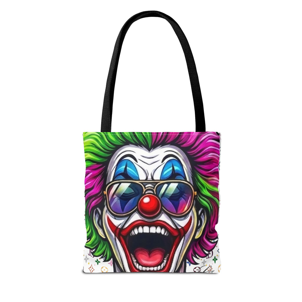 GT Soldier Designer Colorful Clown Face Tote Bag by GT Artland