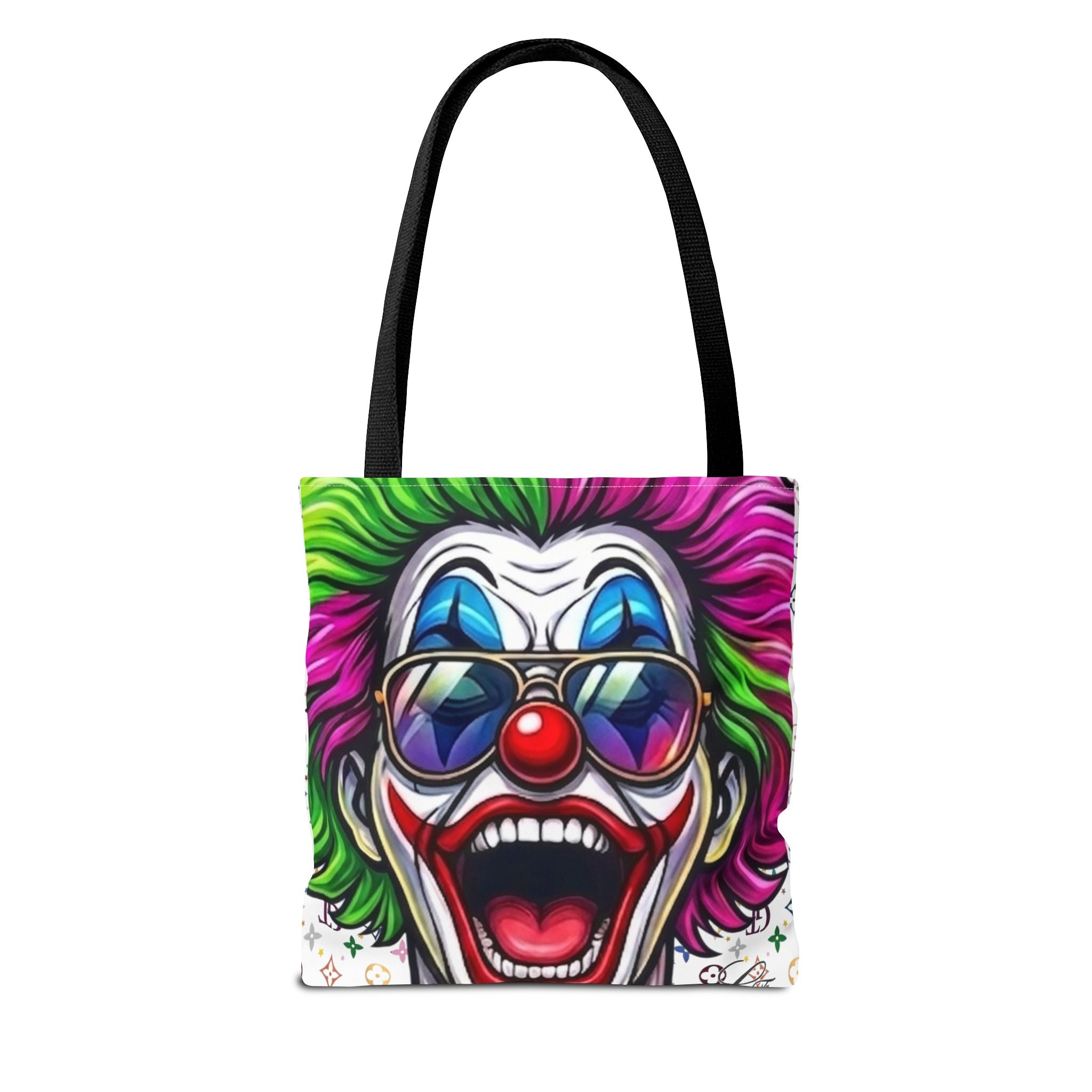 GT Soldier Designer Colorful Clown Face Tote Bag by GT Artland