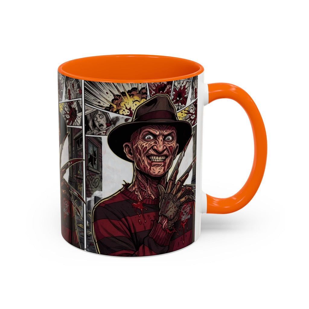 Elm Street Gangsta Horror Illustration COFFEE MUG | Horror Slasher Artwork by GT Artland