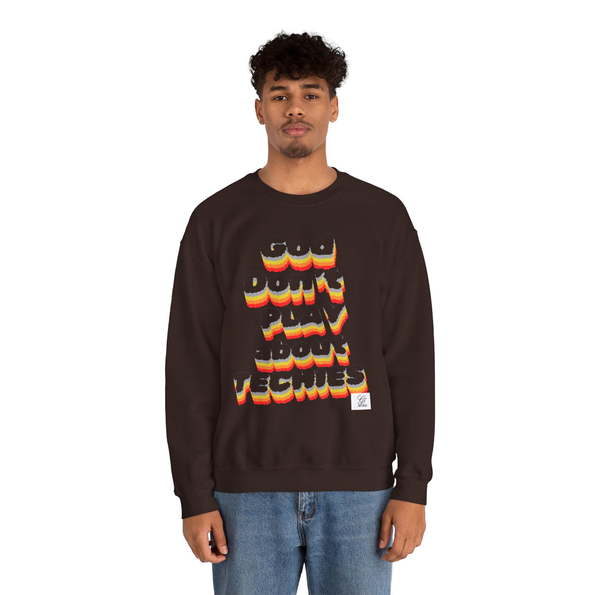 God Don't Play About Techies Unisex Crewneck Sweatshirt