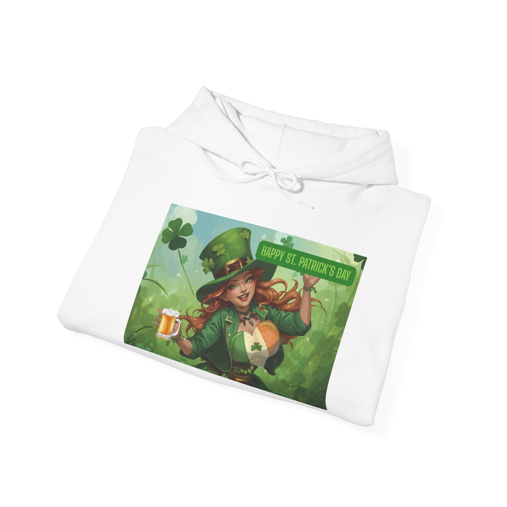Leprechaun Pot of Gold Hoodie | St. Patrick's Day Shamrock Illustration