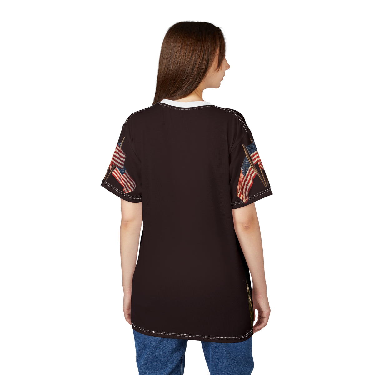 God Bless America 2026 Tee | Patriotic All-Over Print Shirt