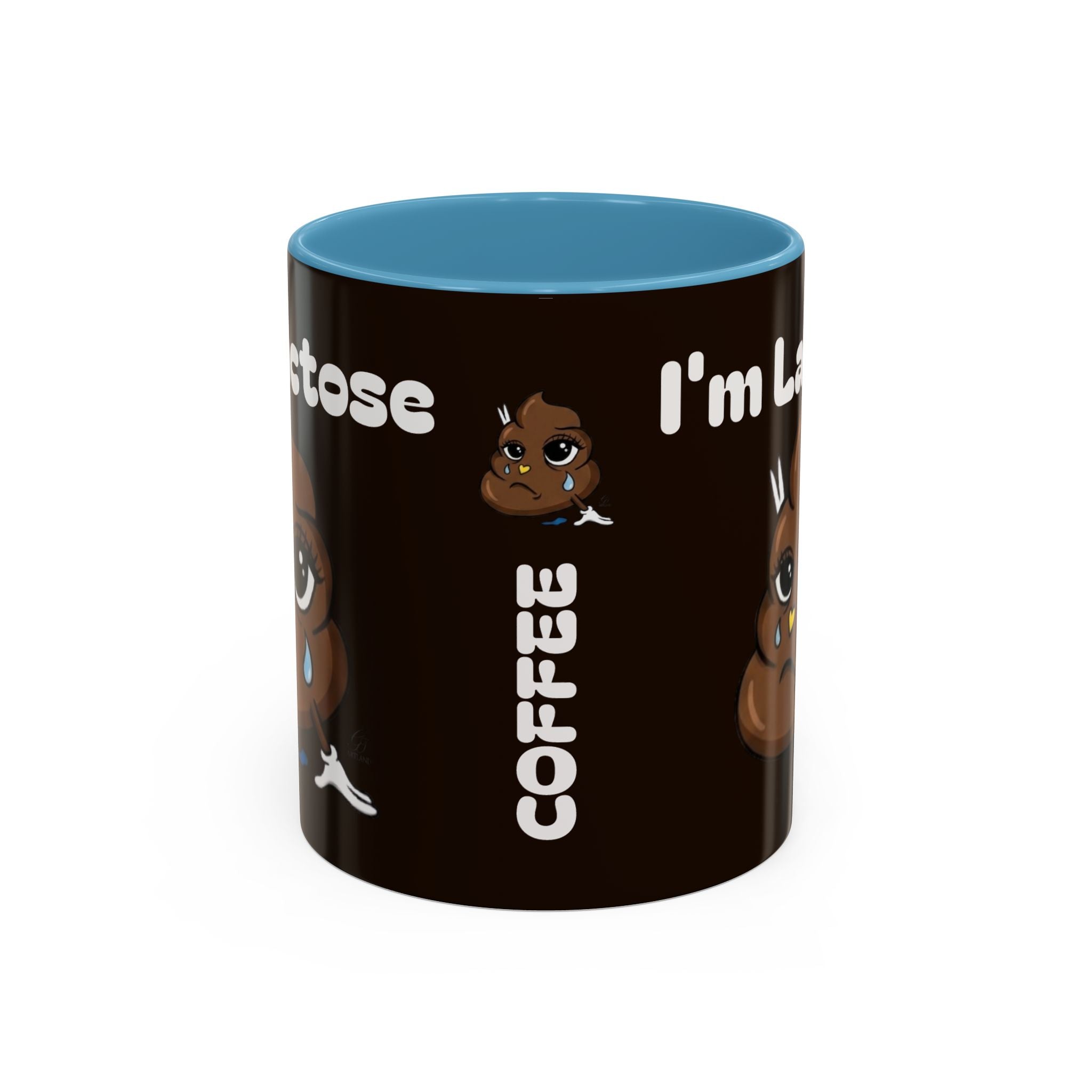 Coffee Mug — “I’m Lactose” Funny Poop Emoji Coffee Mug (11/15 oz) by GT Artland