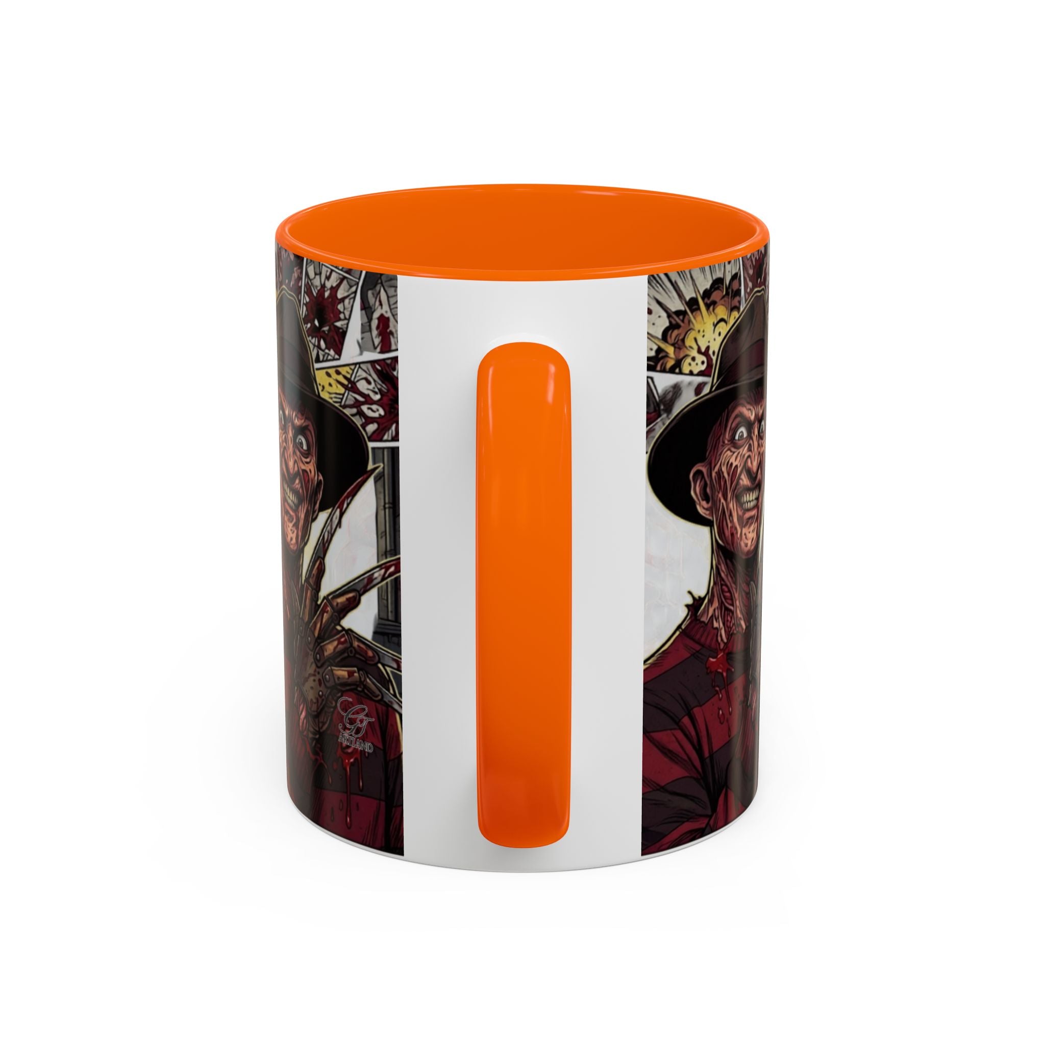 Elm Street Gangsta Horror Illustration COFFEE MUG | Horror Slasher Artwork by GT Artland
