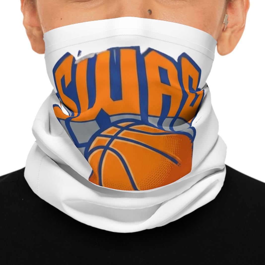 Dripping Basketball SWAG Neck Gaiter | Sports Face Covering by GT Artland